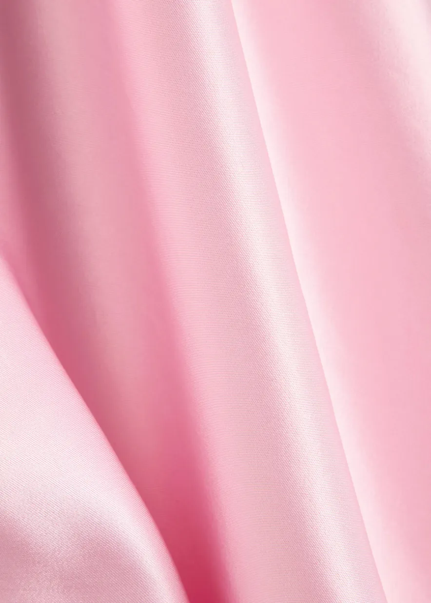 Amur heart satin midi dress