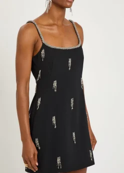 Amy embellished crepe mini dress