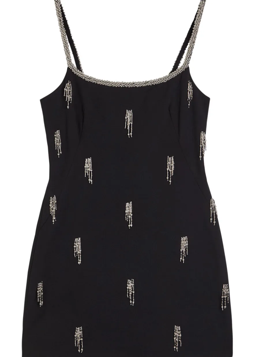 Amy embellished crepe mini dress