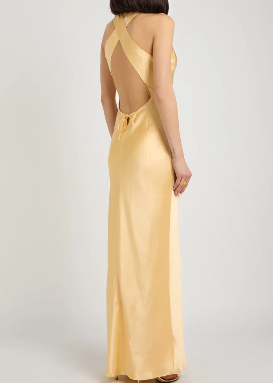 Anaiis silk maxi dress