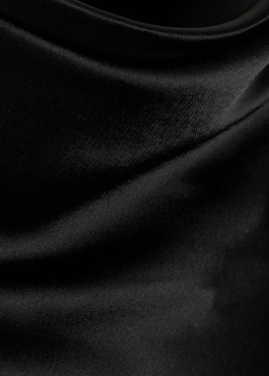 Anais satin maxi dress
