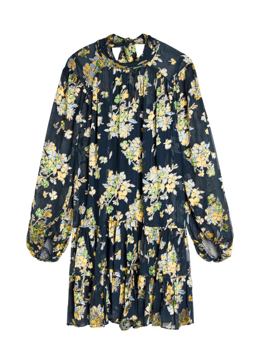 Anaya floral chiffon mini dress