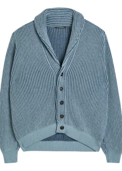 Andrew knit cashmere and cotton-blend cardigan