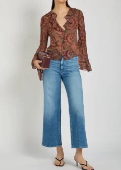 Anessa cropped wide-leg jeans