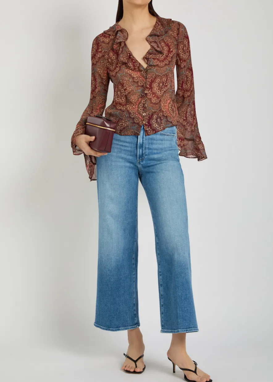 Anessa cropped wide-leg jeans