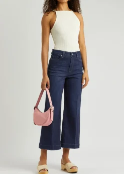 Anessa cropped wide-leg jeans