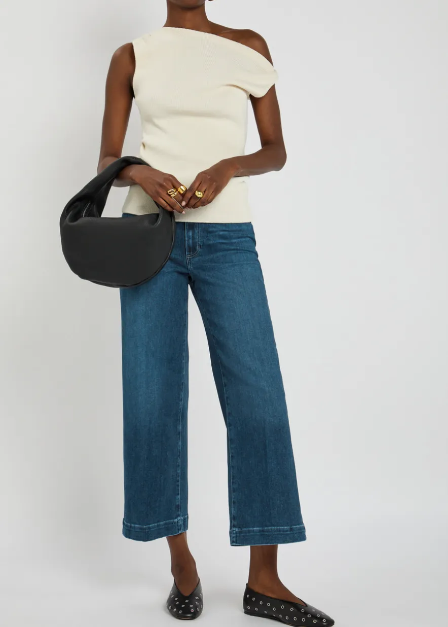 Anessa cropped wide-leg jeans