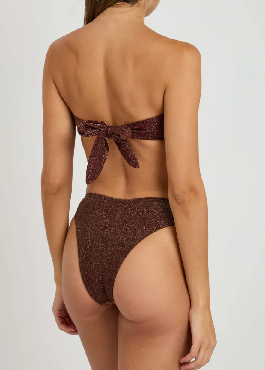 Apalulco metallic bikini briefs