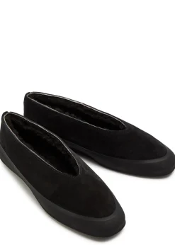 Apres Ski suede ballet flats