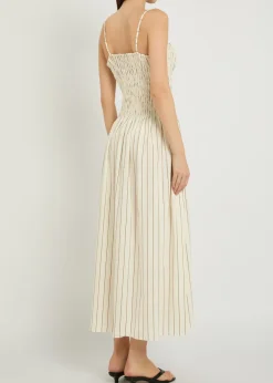 Araceli striped cotton maxi dress
