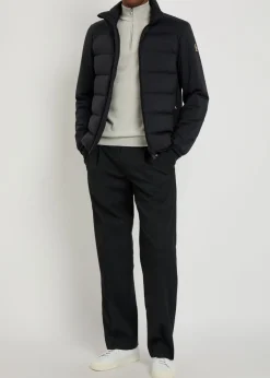 Arapipe padded shell and stretch-jersey jacket