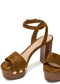 Ardéa 110 platform suede sandals