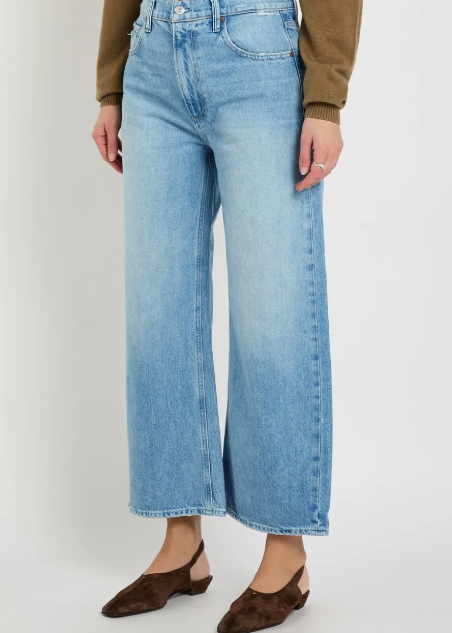 Arellia barrel-leg denim jeans