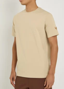 Arensby logo-embroidered cotton T-shirt