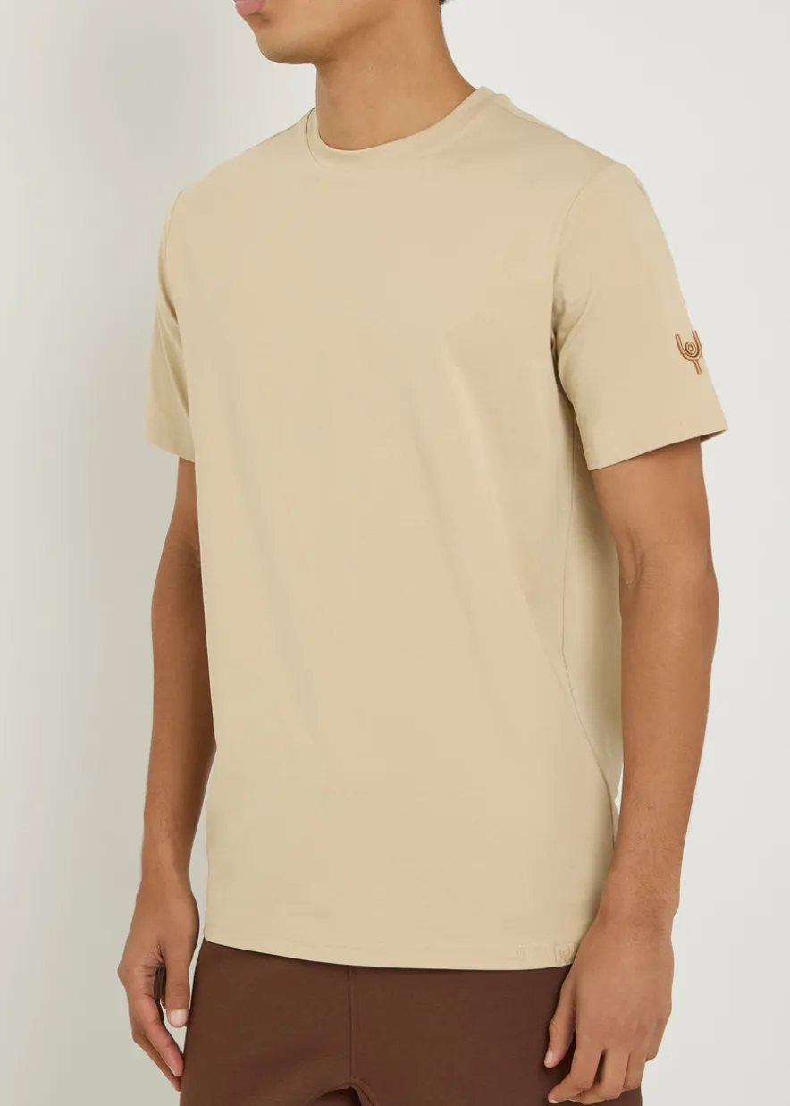 Arensby logo-embroidered cotton T-shirt