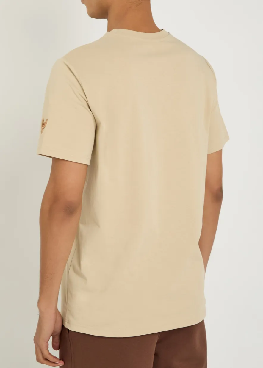 Arensby logo-embroidered cotton T-shirt