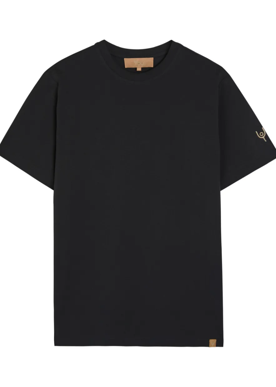 Arensby logo-embroidered cotton T-shirt