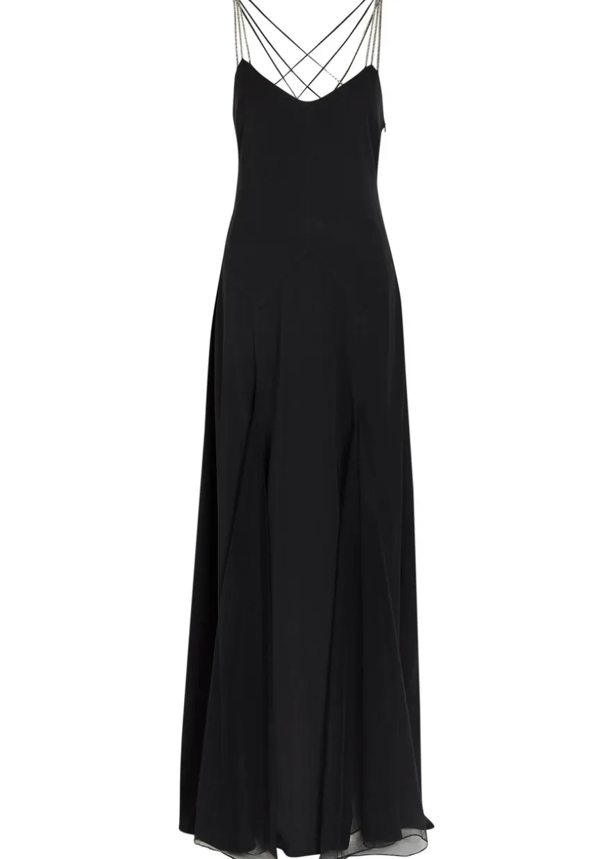 Ariadne embellished stretch-crepe maxi dress
