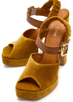 Aria suede platform sandals