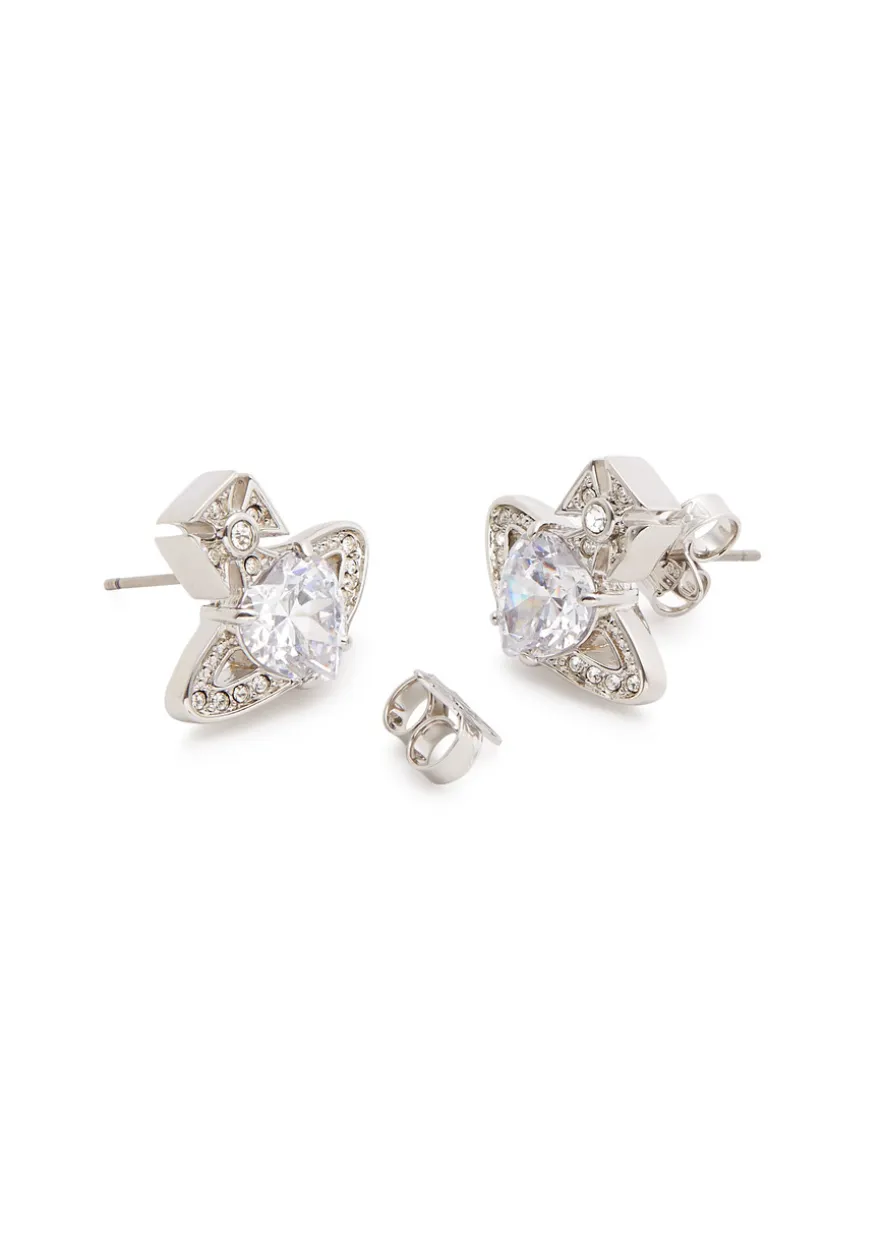 Ariella embellished orb stud earrings