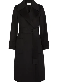 Arlina double-breasted wool and cashmere-blend coat