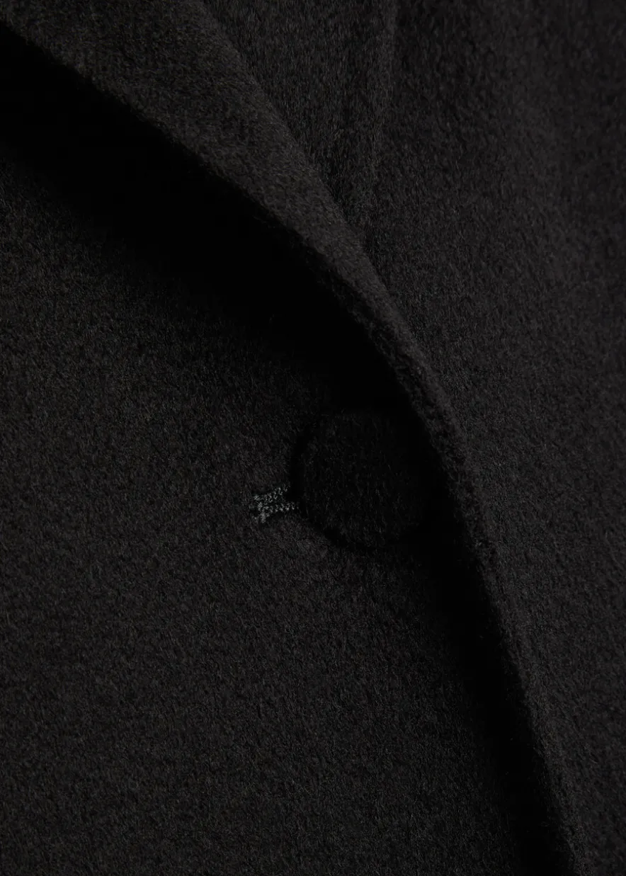 Arlina double-breasted wool and cashmere-blend coat