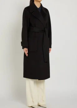 Arlina double-breasted wool and cashmere-blend coat