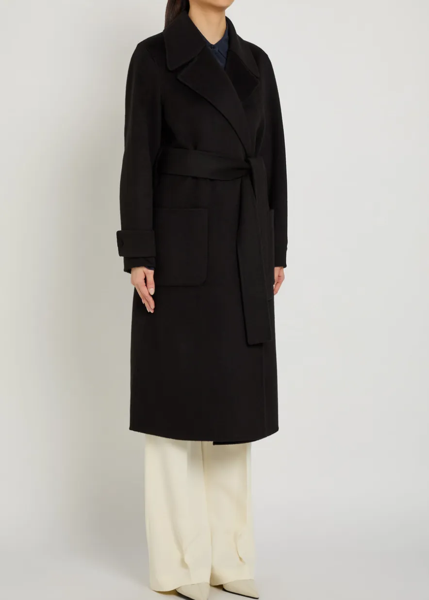 Arlina double-breasted wool and cashmere-blend coat