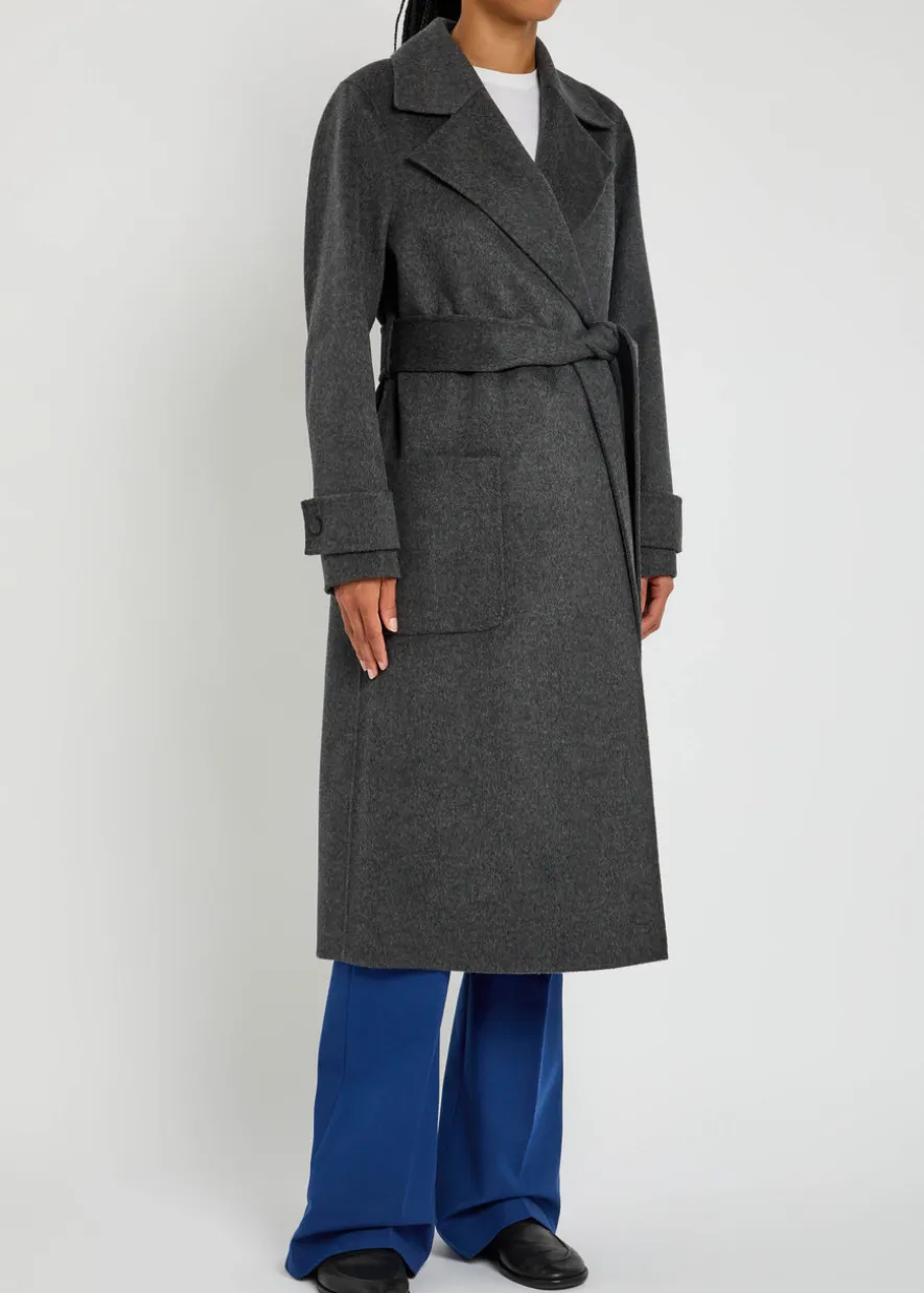 Arline wool and cashmere-blend trench coat
