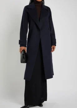 Arline wool and cashmere-blend coat