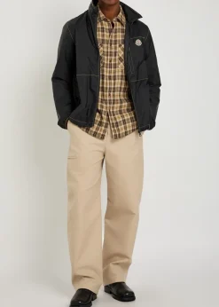 Arrakis hooded nylon jacket