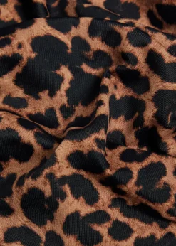 Aruba leopard-print bikini top