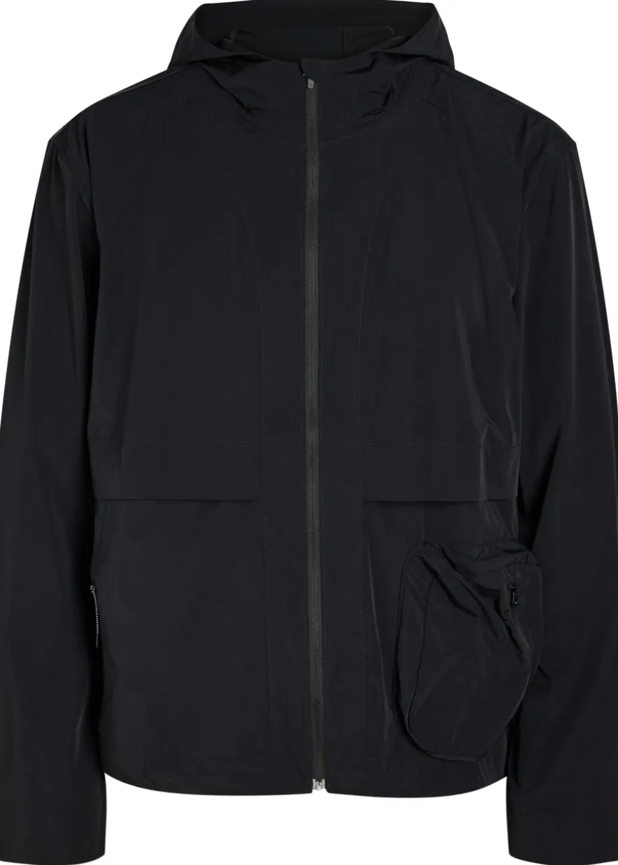 Ashbury hooded stretch-nylon run jacket