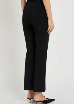 Ashlon flared-leg stretch-knit trousers