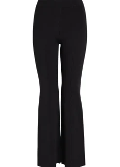 Ashlon flared-leg stretch-knit trousers