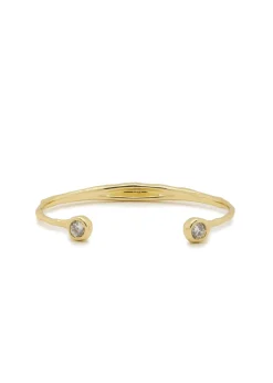 Asterales 14kt gold-plated cuff