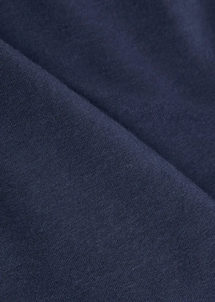Asymmetric stretch-cotton top