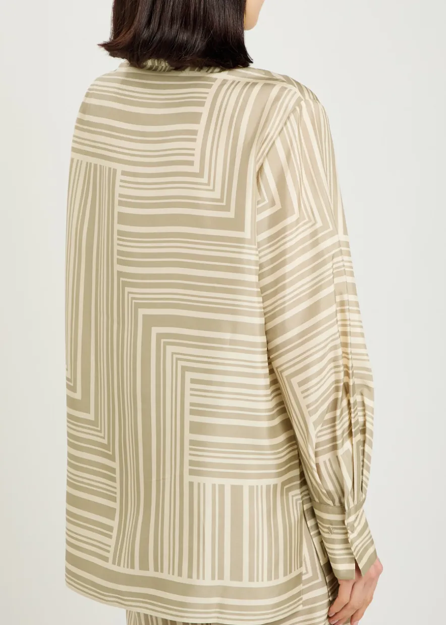 Atlan printed silk shirt