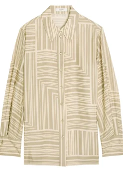 Atlan printed silk shirt