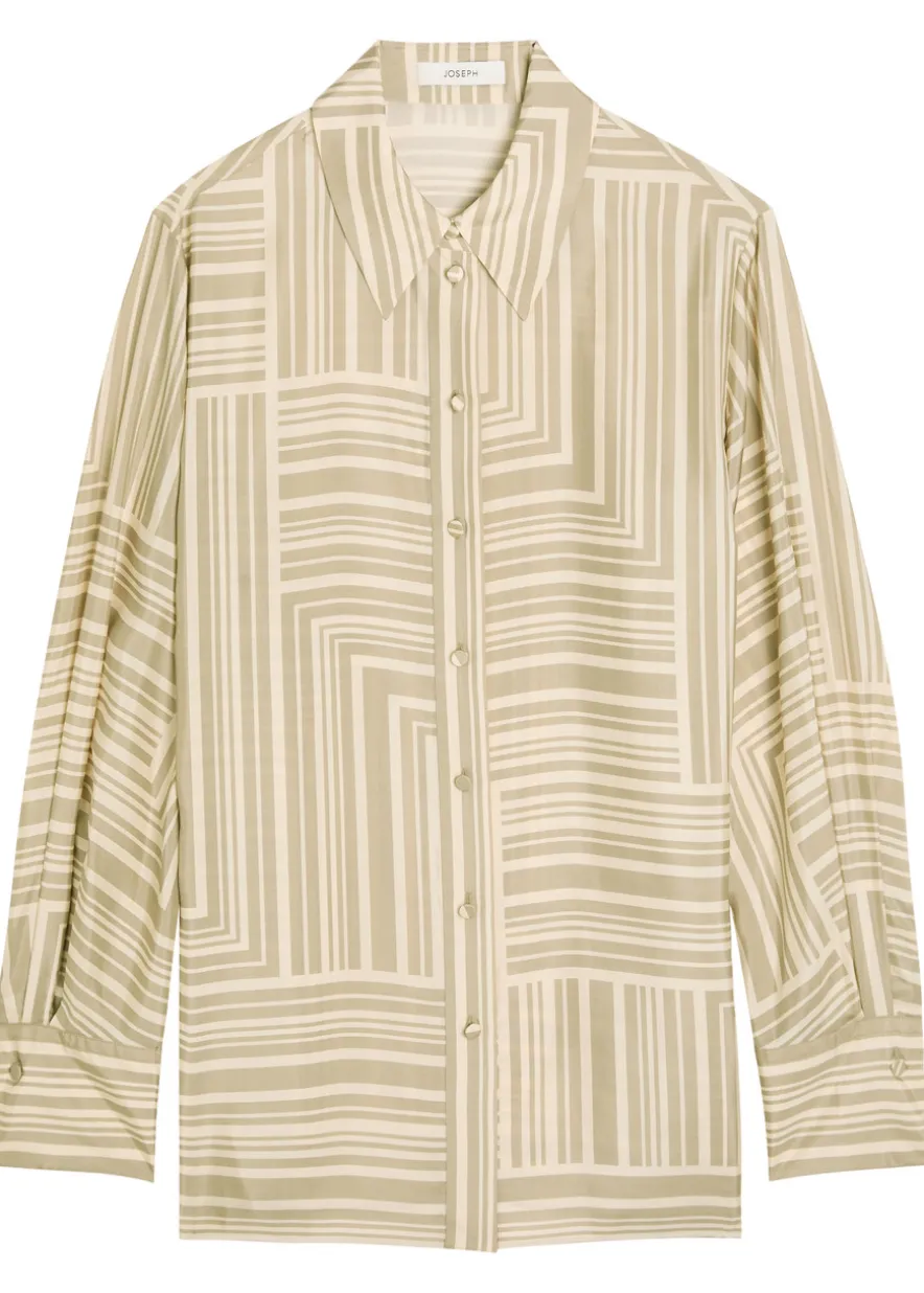 Atlan printed silk shirt
