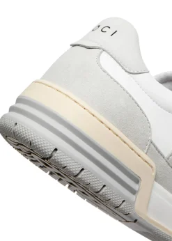 Atom panelled faux leather sneakers