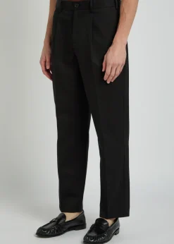 Aubyn tapered-leg twill trousers