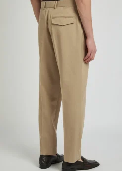 Aubyn tapered-leg twill trousers
