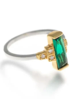 Audrey crystal-embellished ring