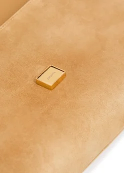 Audrey suede clutch