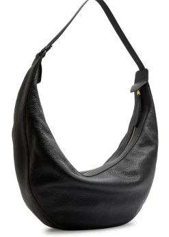 Augustina grained leather shoulder bag