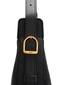 Augustina grained leather shoulder bag