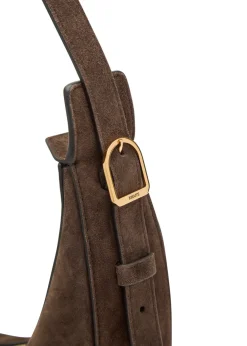 Augustina suede cross-body bag