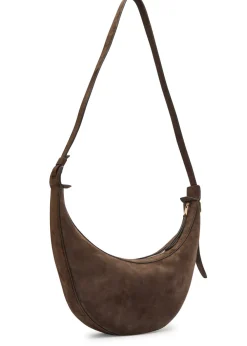 Augustina suede cross-body bag