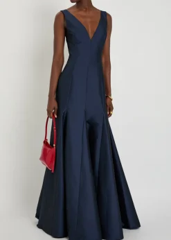 Aurelia taffeta gown